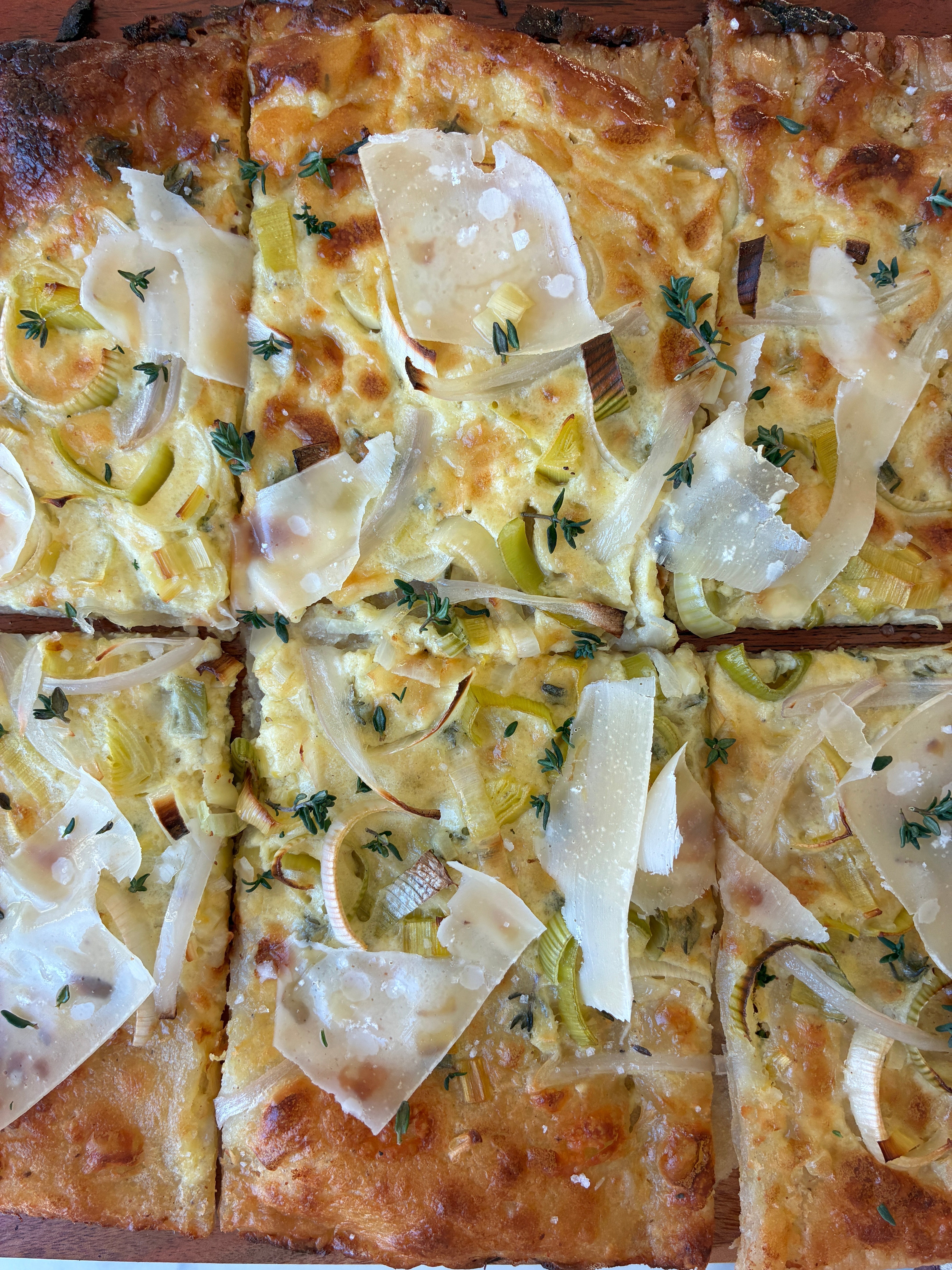 Roasted Leek, Gruyère, and Thyme Tart