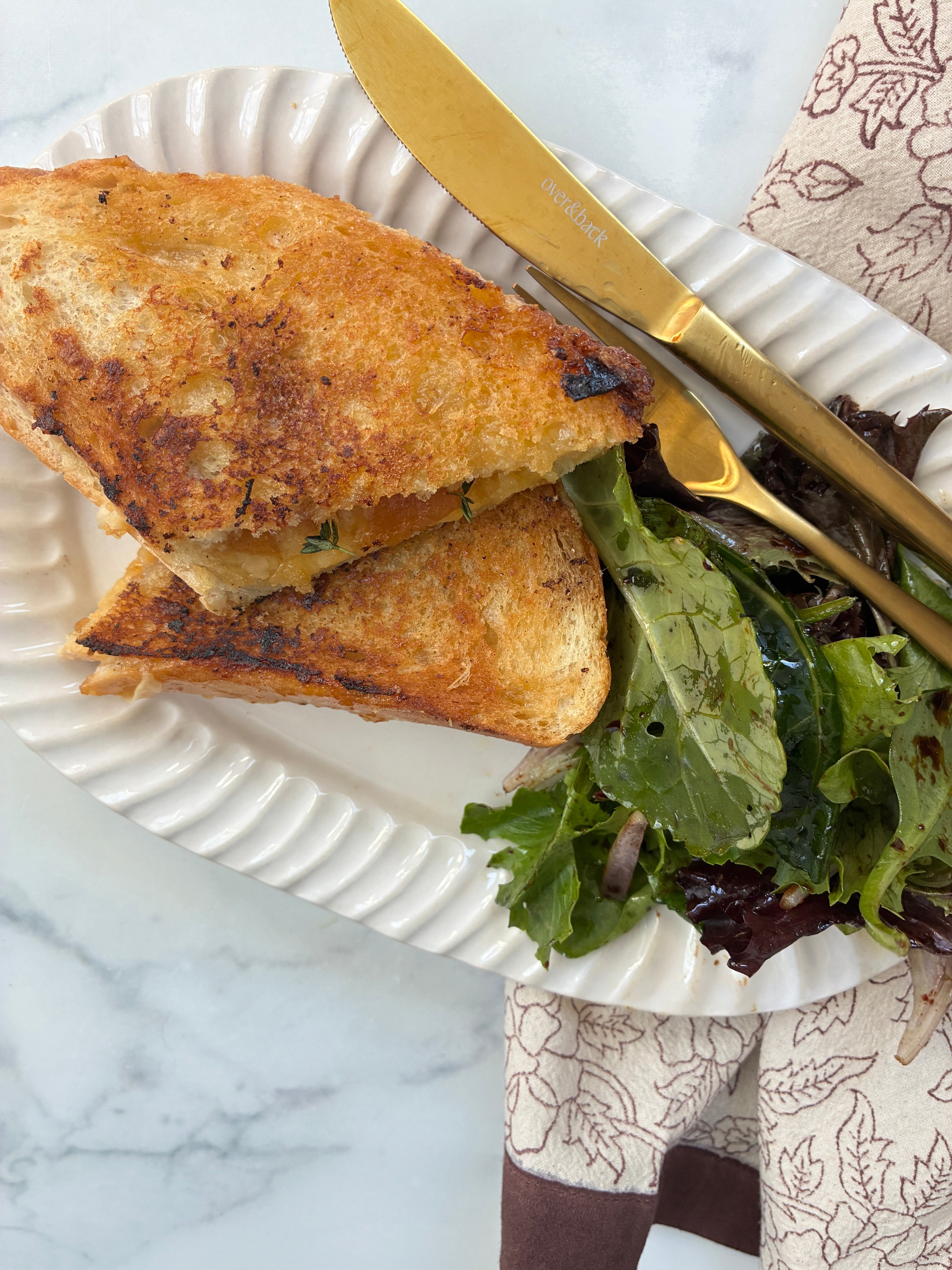 Cheddar & Mango Chutney Toastie